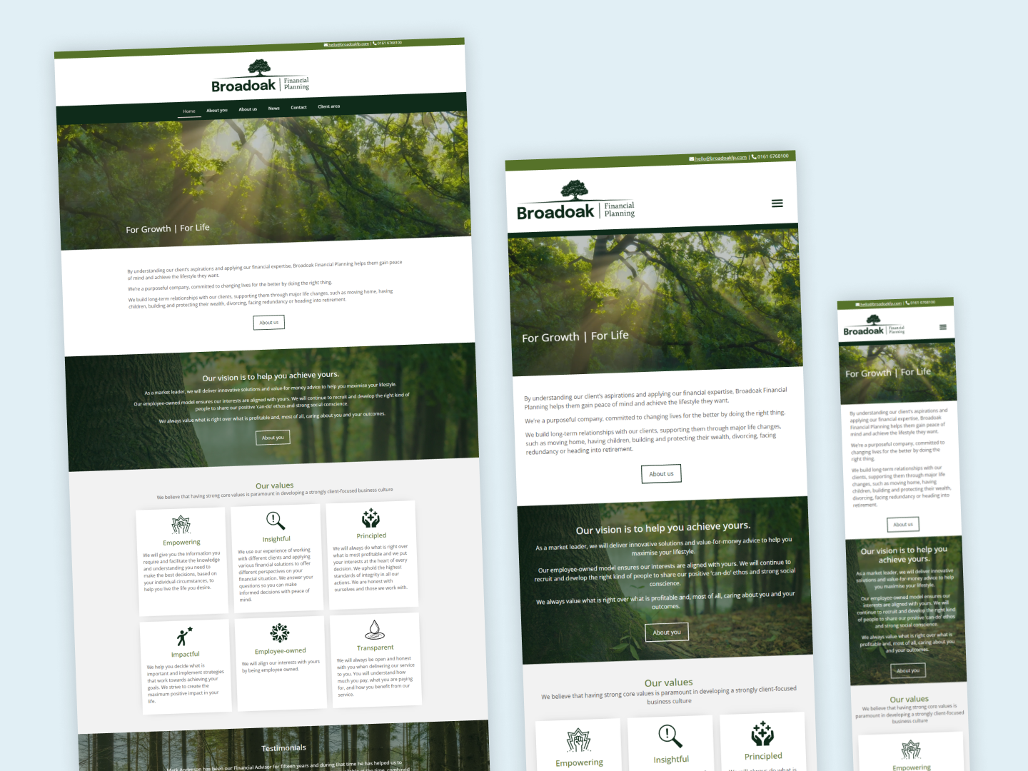 Broadoak Financial Planning — home page
